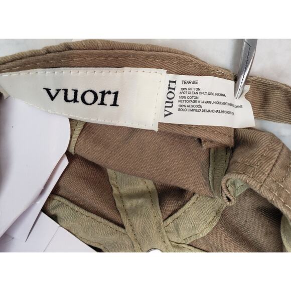 NWT VUORI Ball Cap Strapback Adjustable V8027 Greenish Khaki Distressed Look - Picture 10 of 10